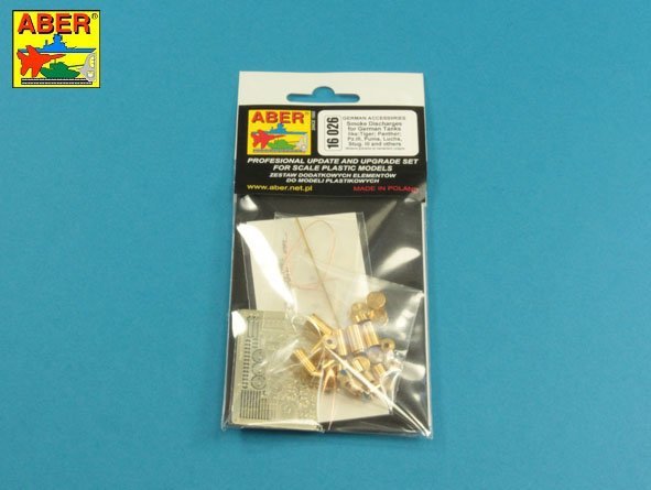 Aber 16026 Smoke grenade launchers for German vehicles such as: Tiger I, Panther D, Puma, Luchs, Stug IIIG 1/16 – image 6