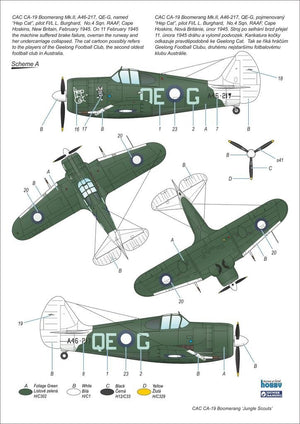 Special Hobby 72426 CAC CA-19 Boomerang ‘Jungle Scouts’ 1/72 – zdjęcie 6