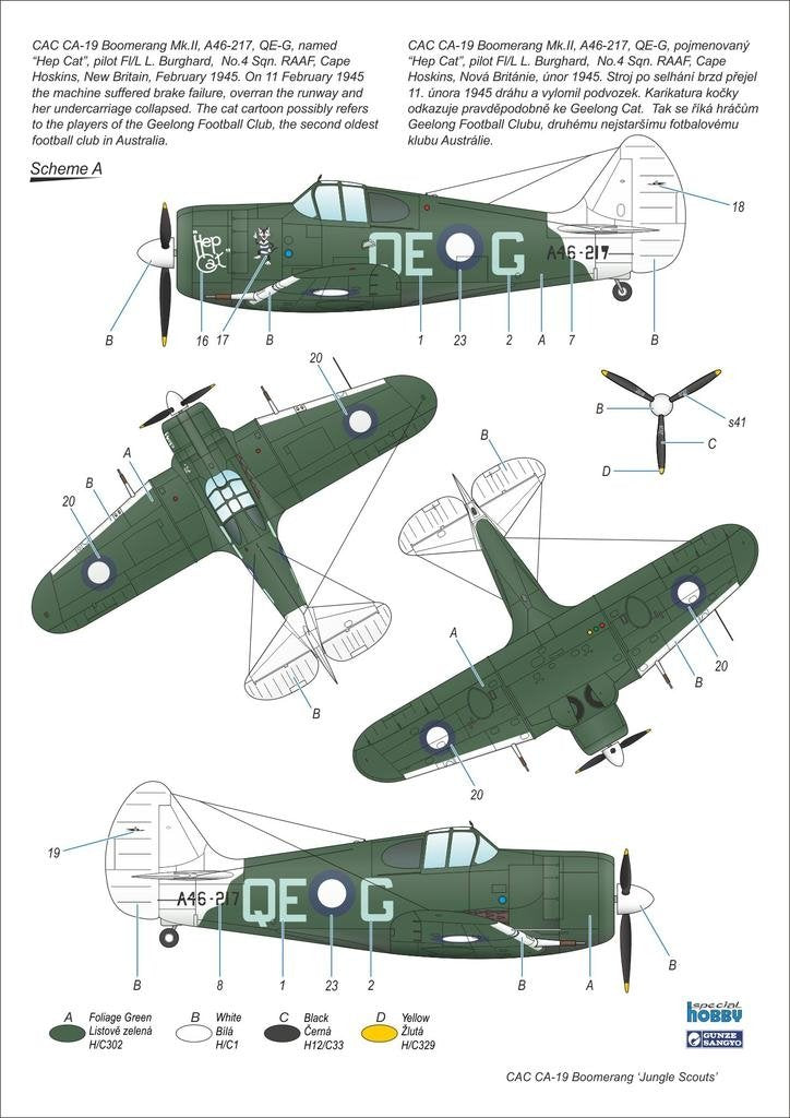 Special Hobby 72426 CAC CA-19 Boomerang ‘Jungle Scouts’ 1/72 – zdjęcie 6