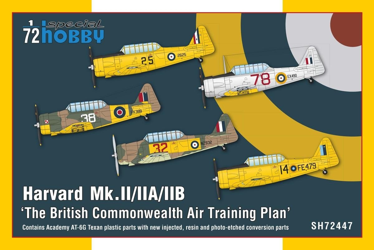Special Hobby 72447 Harvard Mk.II/ IIA/ IIB &amp;#39;The British Commonwealth Air Training Plan&amp;#39; 1/72
