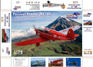 Dora Wings 72017 Percival Proctor Mk.III civil registration 1/72 – image 2