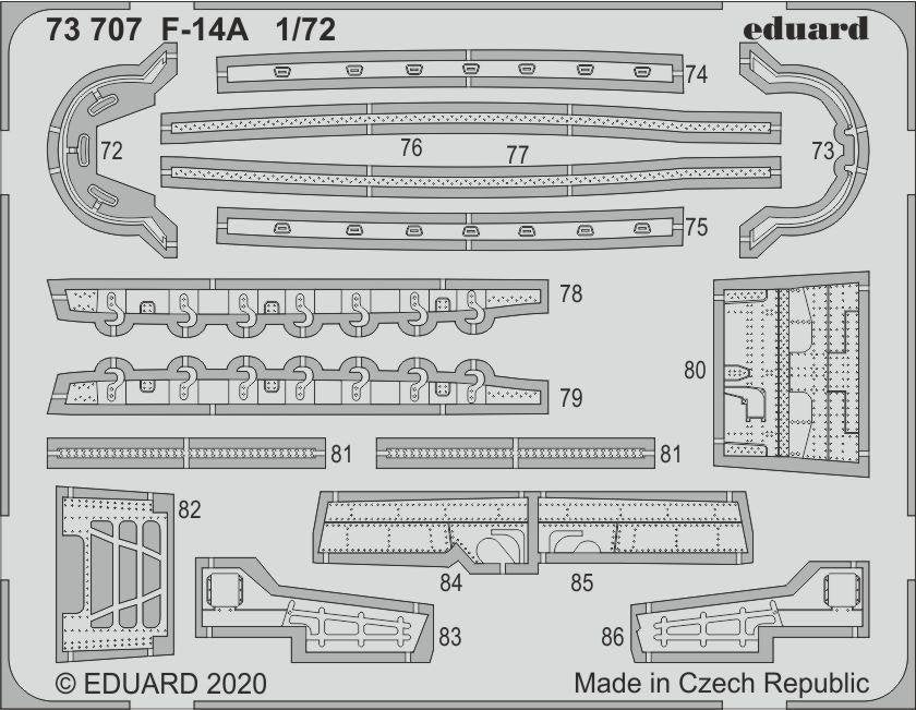Eduard 73707 F-14A for Academy 1/72 – zdjęcie 2