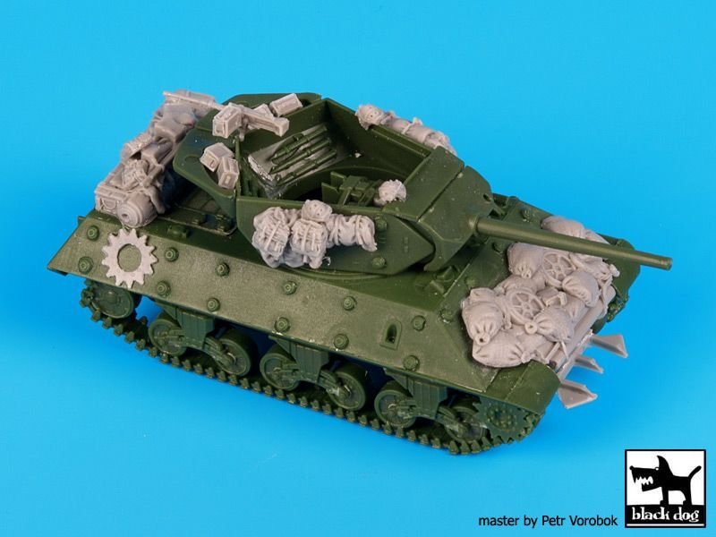 Black Dog T72079 M-10 accessories set for UM model 1/72 – zdjęcie 3
