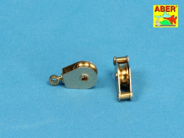 Aber R-08n All – purpose single Pulley x 2pcs 1/35 – zdjęcie 3