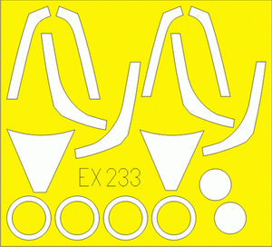 Eduard EX233 F-16CJ Block 50 1/48 TAMIYA 61098