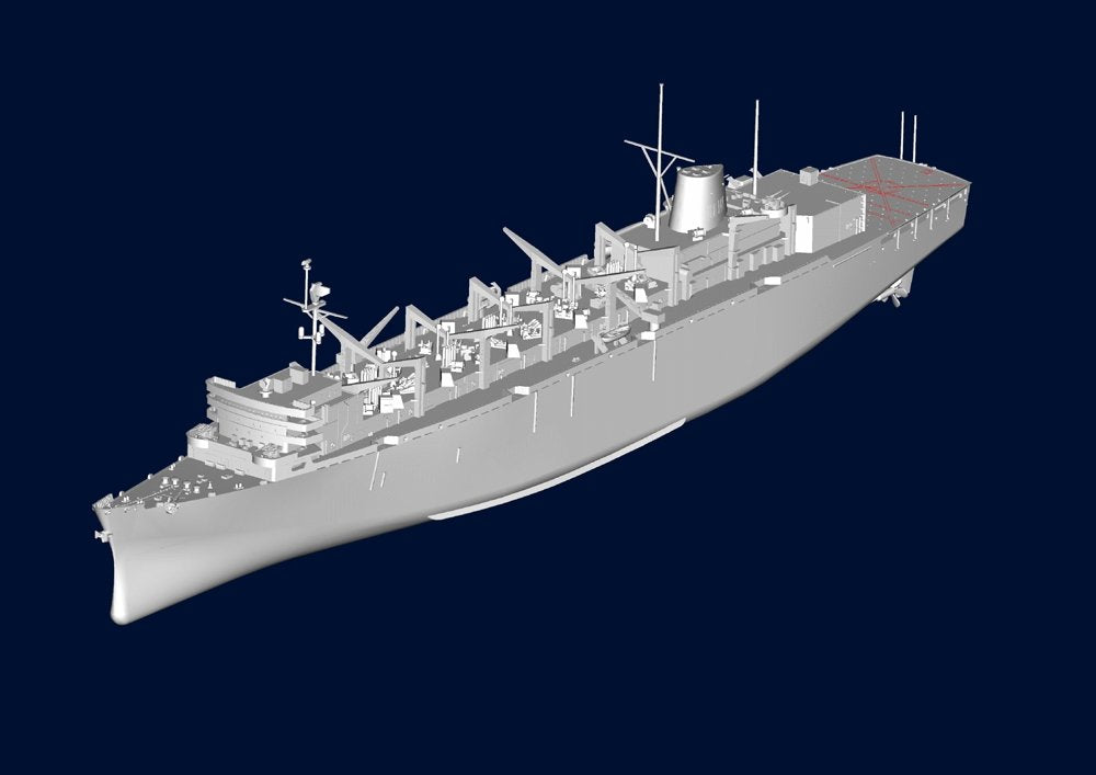 Trumpeter 05785 AOE Fast Combat Support Ship USS Sacramento (AOE-1) 1/700 – image 12