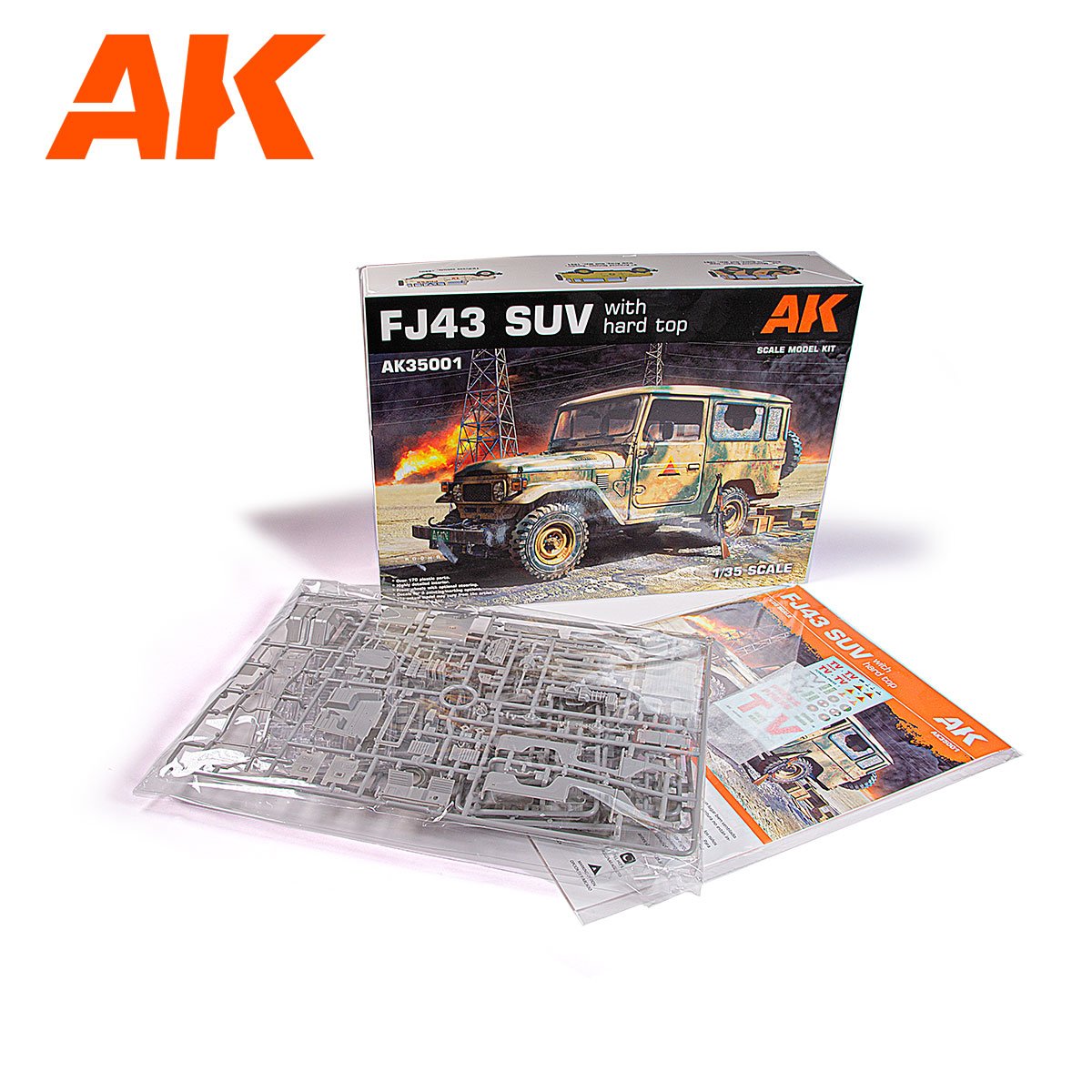 AK Interactive AK35001 FJ43 SUV WITH HARD TOP 1/35 – zdjęcie 2