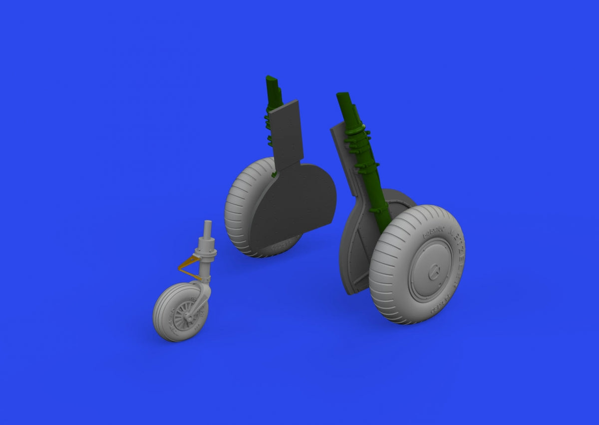 Eduard 648999 Bf 108 wheels EDUARD 1/48 – zdjęcie 2