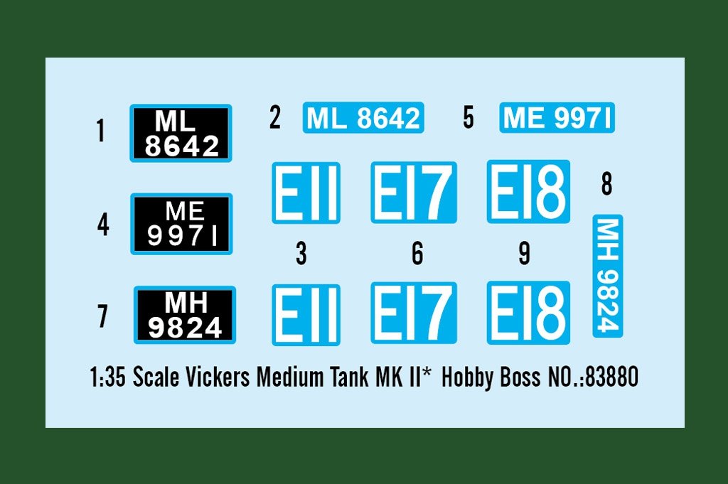 Hobby Boss 83880 Vickers Medium Tank MK II 1/35 – zdjęcie 3