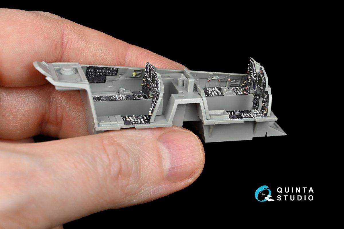 Quinta Studio QD48112 F-15I 3D-Printed &amp;amp; colored Interior on decal paper (for GWH kit) 1/48 – image 9