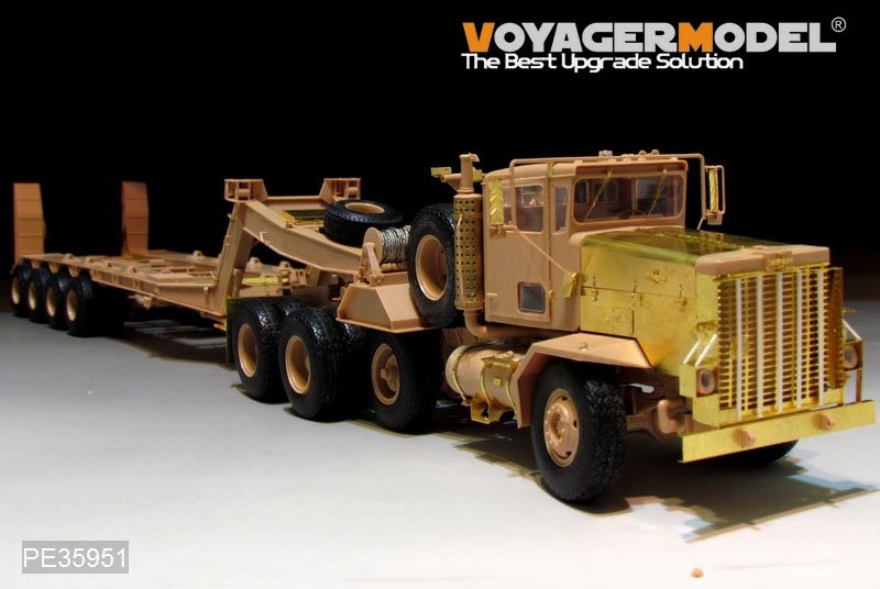 Voyager Model PE35951 Modern US Army M911 C-HET &amp;amp;M747 Heavy Equipment Semi-Trailer For MENG SS-013 1/35 – zdjęcie 3