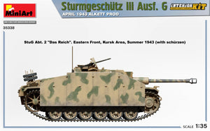 Mini Art 35338 Sturmgeschutz III Ausf. G APRIL 1943 ALKETT PROD. INTERIOR KIT 1/35 – image 7