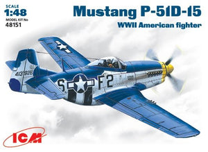 ICM 48151 Mustang P-51D-15 WWII American fighter 1/48