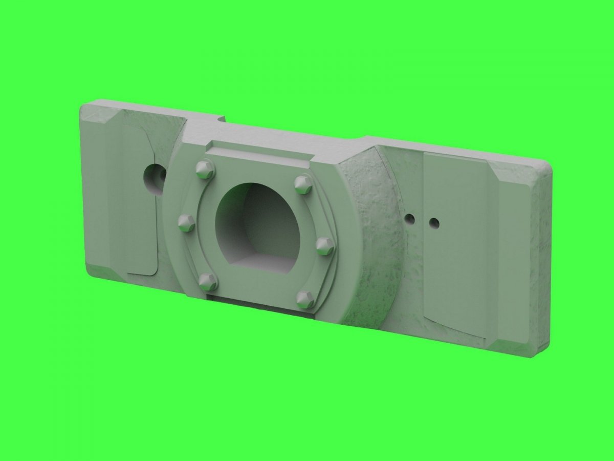 Master GM-72-023 PzKpfw VI Tiger I - gun mantlets - 3 optional types - to be used with gun barrels from sets GM-72-021 and GM-72-022 1/72 – zdjęcie 4