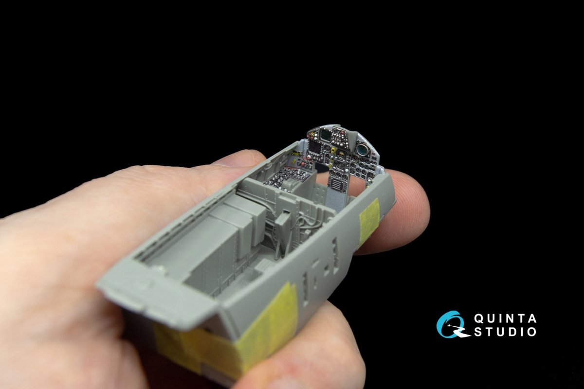 Quinta Studio QD48039 F-15C 3D-Printed &amp;amp; coloured Interior on decal paper (for GWH kit) 1/48 – zdjęcie 4