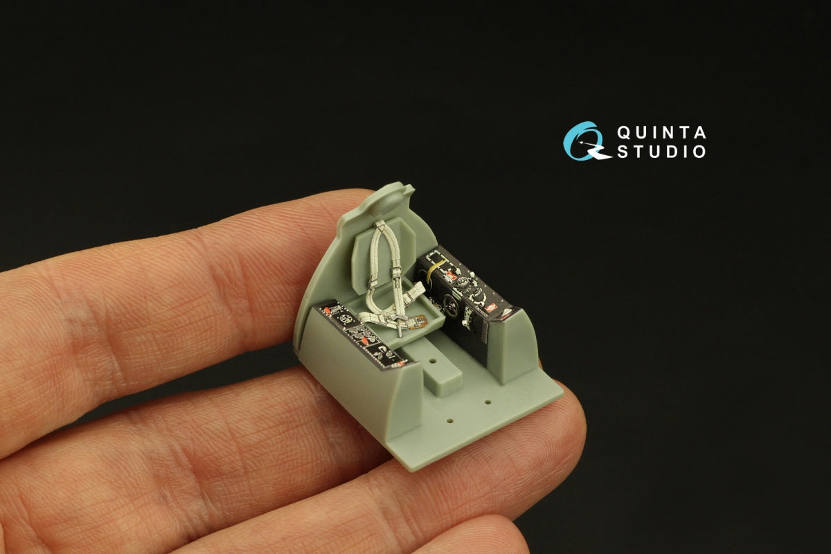 Quinta Studio QD48392 F8F-1 Bearcat 3D-Printed &amp;amp; coloured Interior on decal paper (Academy) 1/48 – zdjęcie 7
