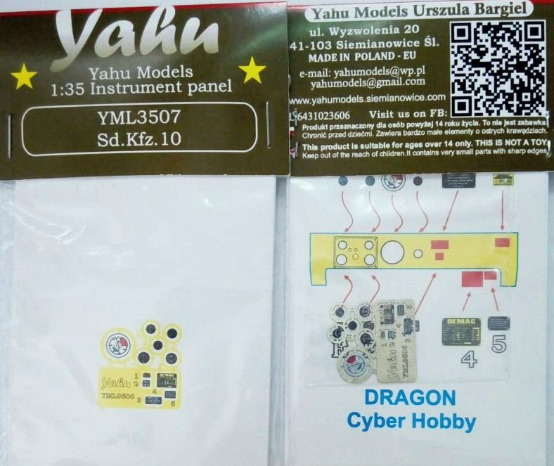 Yahu YML3507 Sd.Kfz.10 (Trumpeter) 1/35