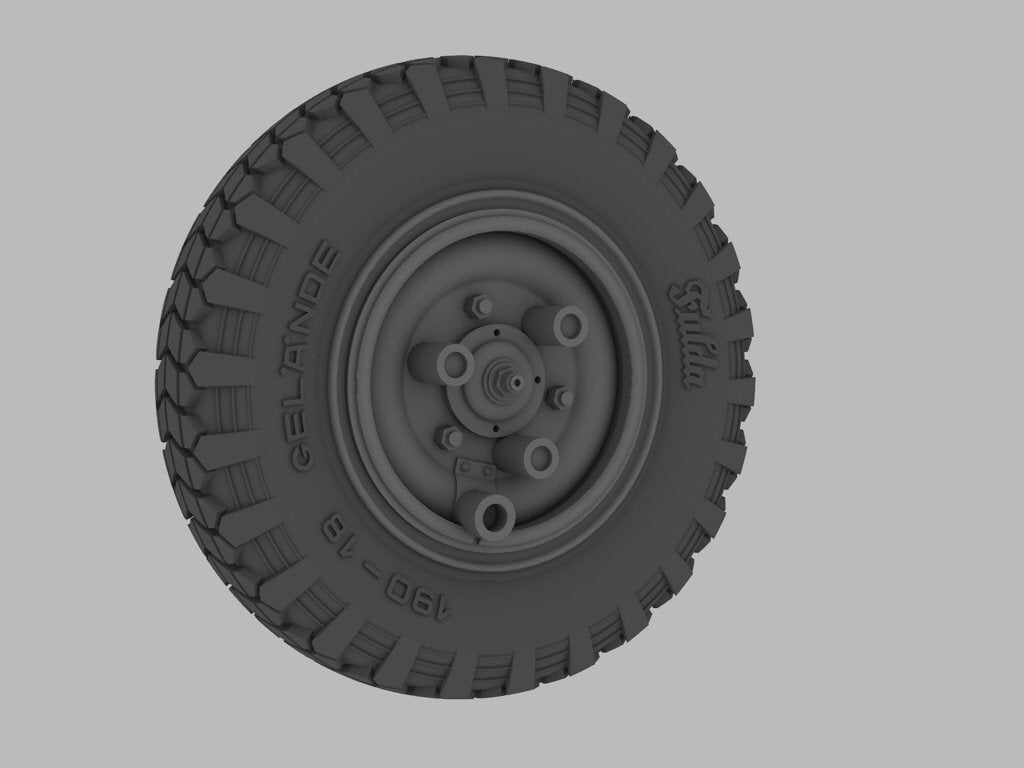 Panzer Art RE35-381 Sd.Kfz 221/222 road wheels (early pattern) 1/35 – image 3