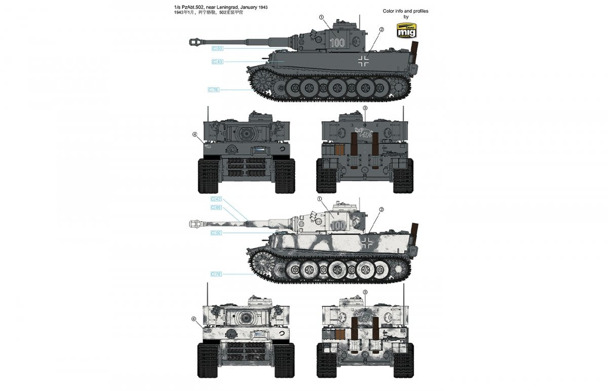 Rye Field Model 5075 Tiger I Initial Production Early 1943 1/35 – zdjęcie 5