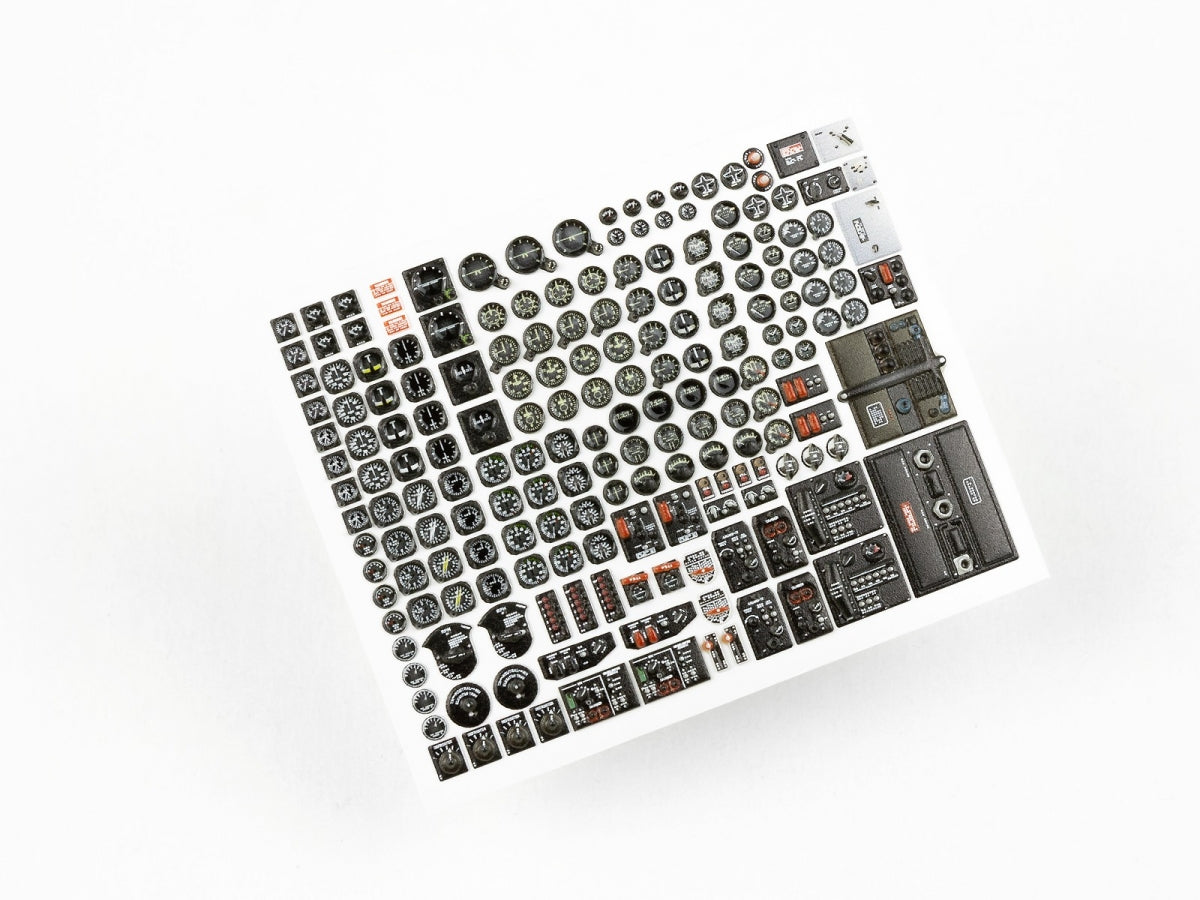 Red Fox Studio QS-32187 Instruments &amp;amp; Gauges set for USAF WWII for all Aircraft 1/32 – zdjęcie 4