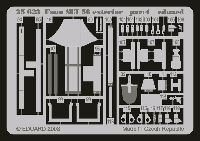 Eduard 35623 Faun SLT 56 exterior (TRUMPETER) 1/35 – image 2