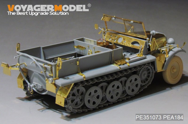 Voyager Model PE351073 WWII German Sd.Kfz.10 Asuf.B Half Track Early Version（For DRAGON 6731） 1/35 – zdjęcie 3