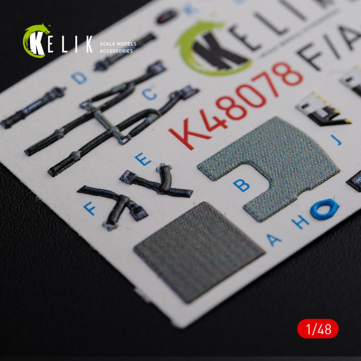 KELIK K48078 F/A-18F Super Hornet interior 3D decals for MENG kit 1/48 – zdjęcie 12