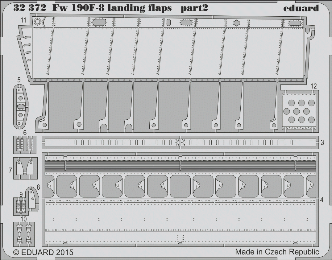 Eduard 32372 Fw 190F-8 landing flaps 1/32 Revell – image 2
