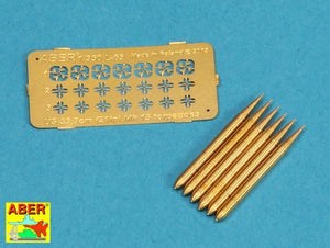 Aber 350L-63 Set of 6 US torpedoes 53.3cm (21in) MK.15 (1/350)