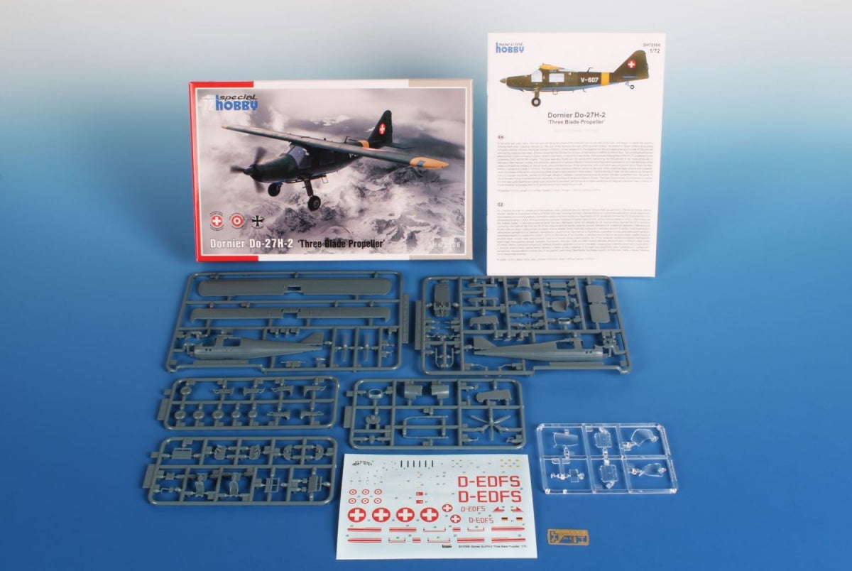 Special Hobby 72506 Dornier Do-27H-2 &amp;#39;Three Blade Propeller&amp;#39; 1/72 – immagine 2