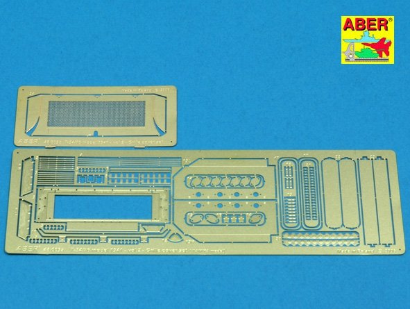 Aber 48009 Russian medium tank T-34/76 1941 model - vol. 2 - additional set - grille cover 1/48
