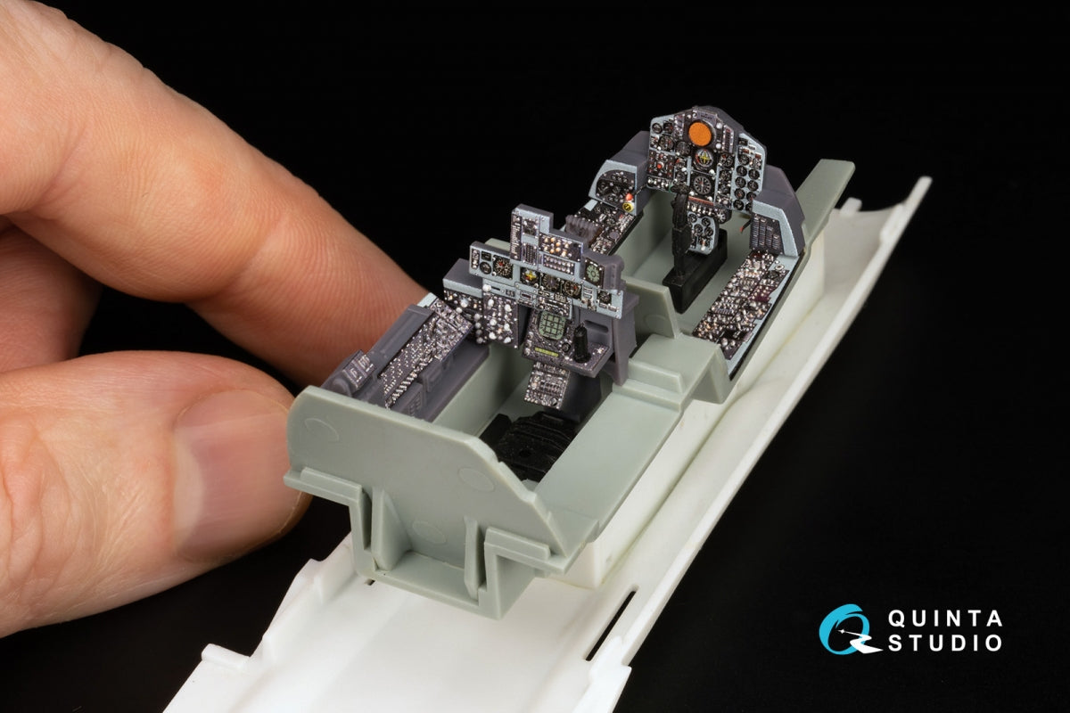 Quinta Studio QDS+48486 F-4N Phantom II 3D-Printed &amp;amp; coloured Interior on decal paper (Academy) (Small version) (with 3D-printed resin parts) 1/48 – zdjęcie 10