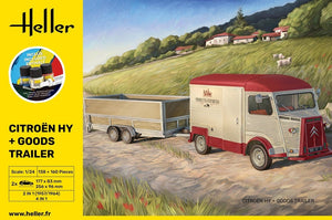 Heller 52331 Starter Kit Citroen Hy + Goods Trailer 1/24 – zdjęcie 2