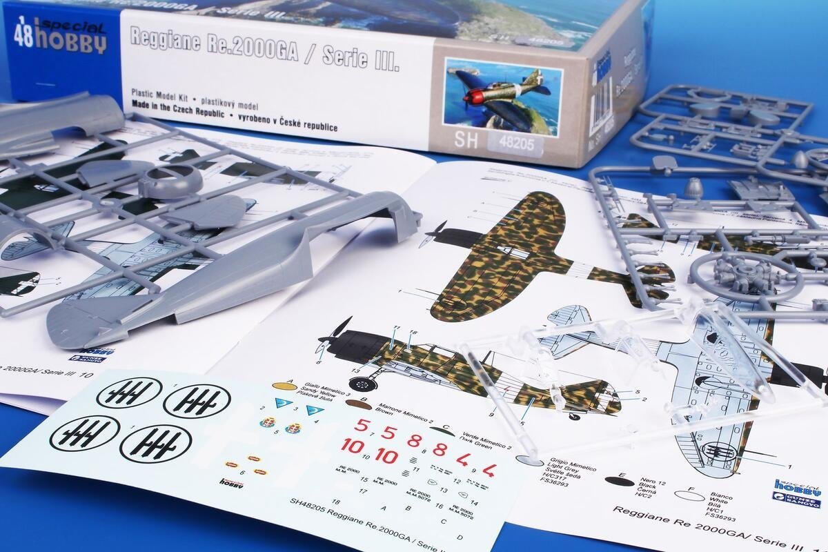Special Hobby 48205 Reggiane Re.2000GA / Serie III. 1/48 – zdjęcie 3
