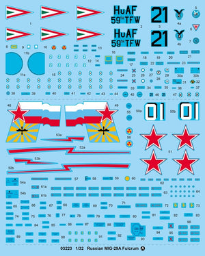 Trumpeter 03223 Russian MIG-29A Fulcrum 1/32 – zdjęcie 5