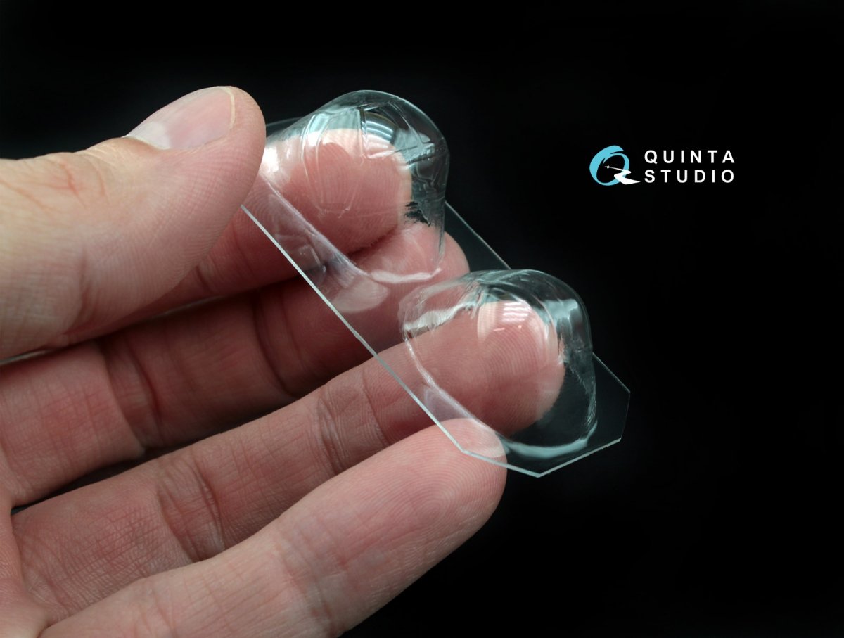 Quinta Studio QC48017 Su-2 vacuformed clear canopy (for Zvezda kit) 1/48 – zdjęcie 5