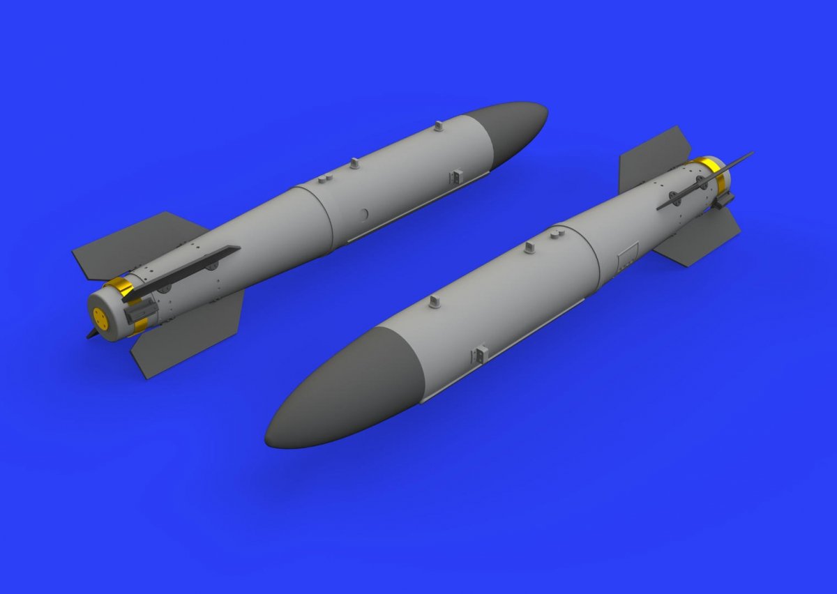 Eduard 672214 B43-0 Nuclear Weapon w/ SC43-4/ -7 tail assembly 1/72 – zdjęcie 2