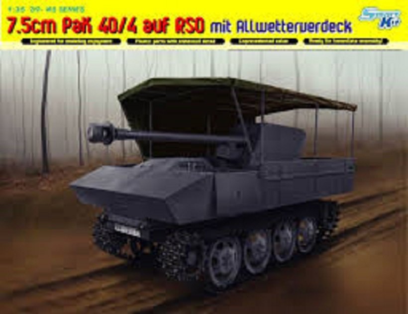 Dragon 6679 7.5cm PaK 40/4 auf RSO mit Allwetterverdeck 1/35