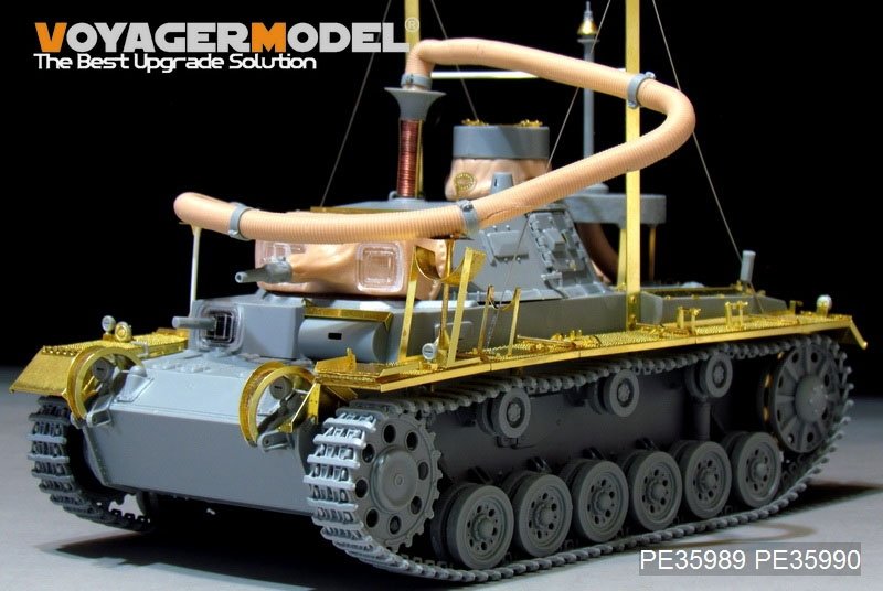 Voyager Model PE35990 WWII German Pz.KPfw.III Ausf. FH Fenders For DRAGON 1/35 – image 2