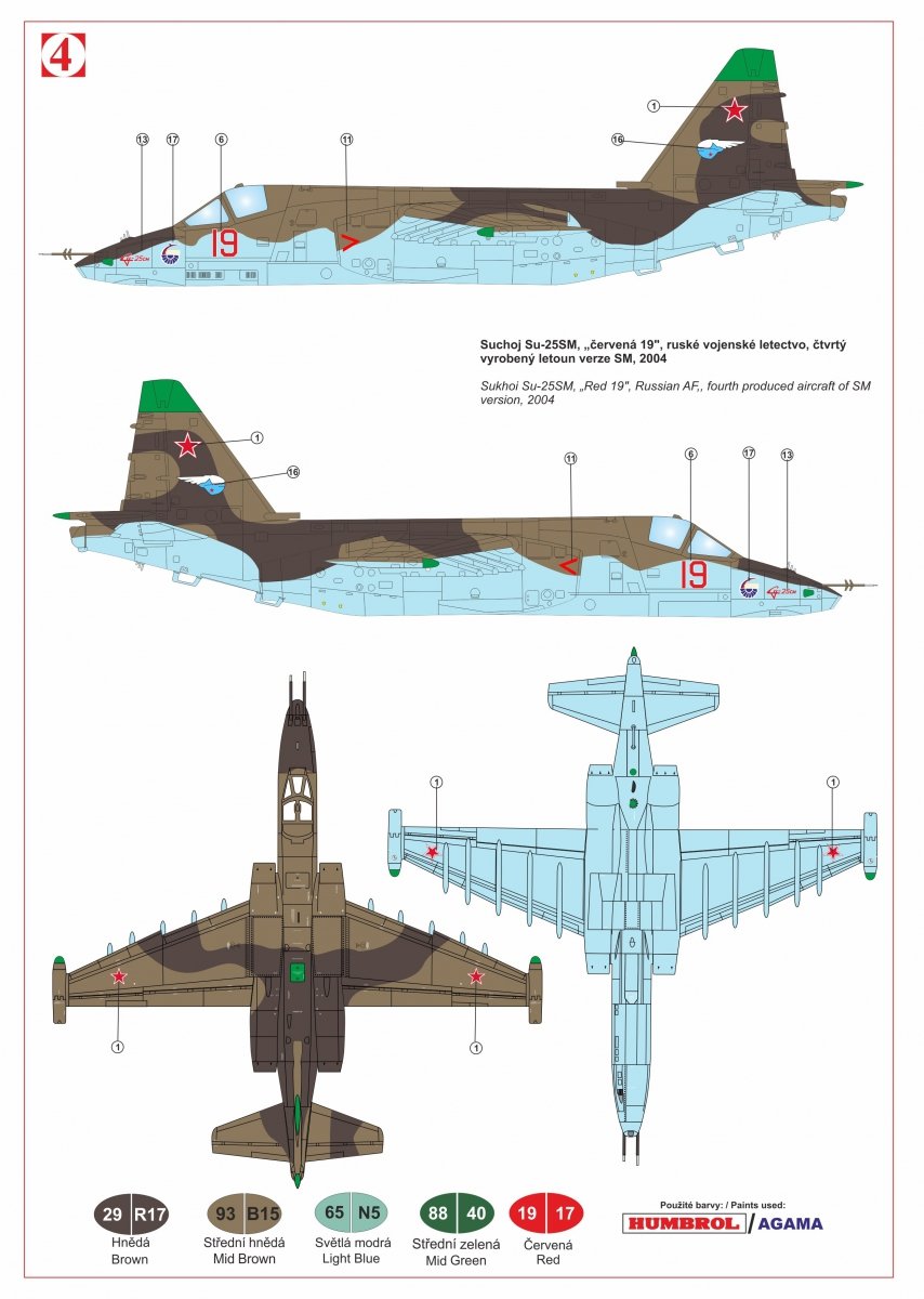 Kozavody Prostejov KPM4806 Su-25SM 1/48 – zdjęcie 6