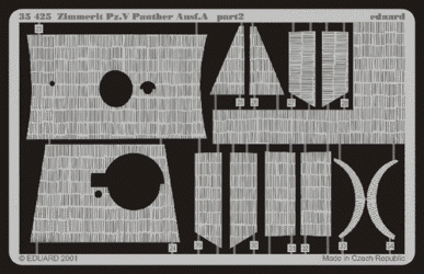 Eduard 35425 Zimmerit Panther Ausf. A 1/35 Tamiya – zdjęcie 2