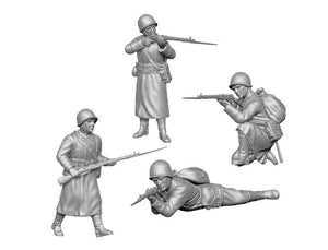 Zvezda 6197 Soviet Infantry (winter uniform, 1941-1942 ) 1/72 – zdjęcie 6