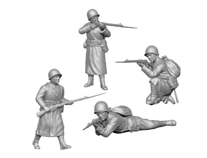 Zvezda 6197 Soviet Infantry (winter uniform, 1941-1942 ) 1/72 – zdjęcie 6