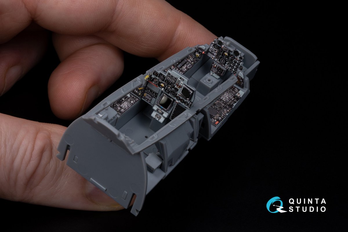 Quinta Studio QDS-48245 F-4EJ Kai 3D-Printed &amp;amp; colored Interior on decal paper (ZM SWS) (Small version) 1/48 – image 12