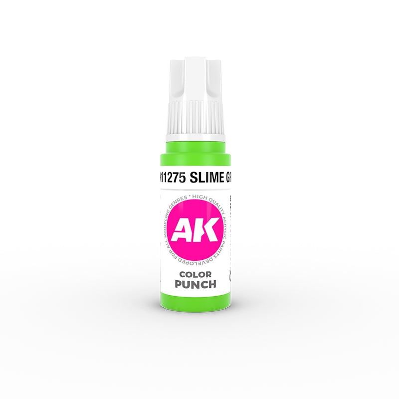 AK Interactive AK11275 SLIME GREEN – COLOR PUNCH 17ml – zdjęcie 2
