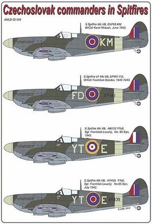 AML D32004 Czechoslovak commanders in the Spitfire 1/32 – immagine 2