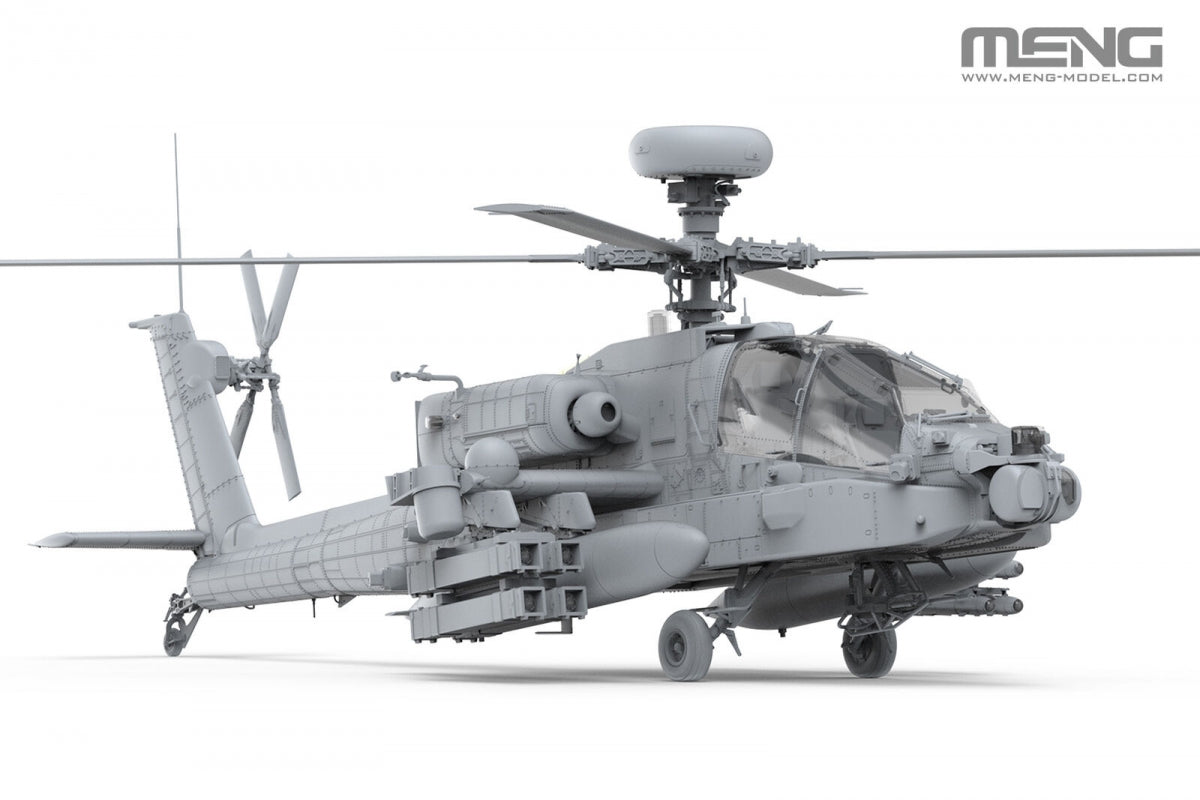 Meng Model QS-005S AH-64 D Saraf - Heavy Attack Helicopter (Israeli Air Force) with Figures 1/35 – zdjęcie 2