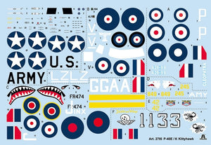 Italeri 2795 P-40 E/K KITTYHAWK 1/48 – zdjęcie 6