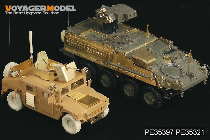 Voyager Model PE35397 Modern USMC HUMVEE M1114 w/CIP/smoke discharge for Bronco 35080 1/35 – image 25