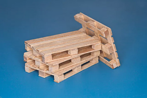 RB Model 35D30 4 x natural wood pallets self assembly kit 1/35 – zdjęcie 2